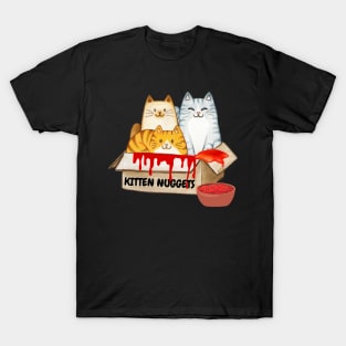 Kitten Nuggets Cat Lover Design T-Shirt